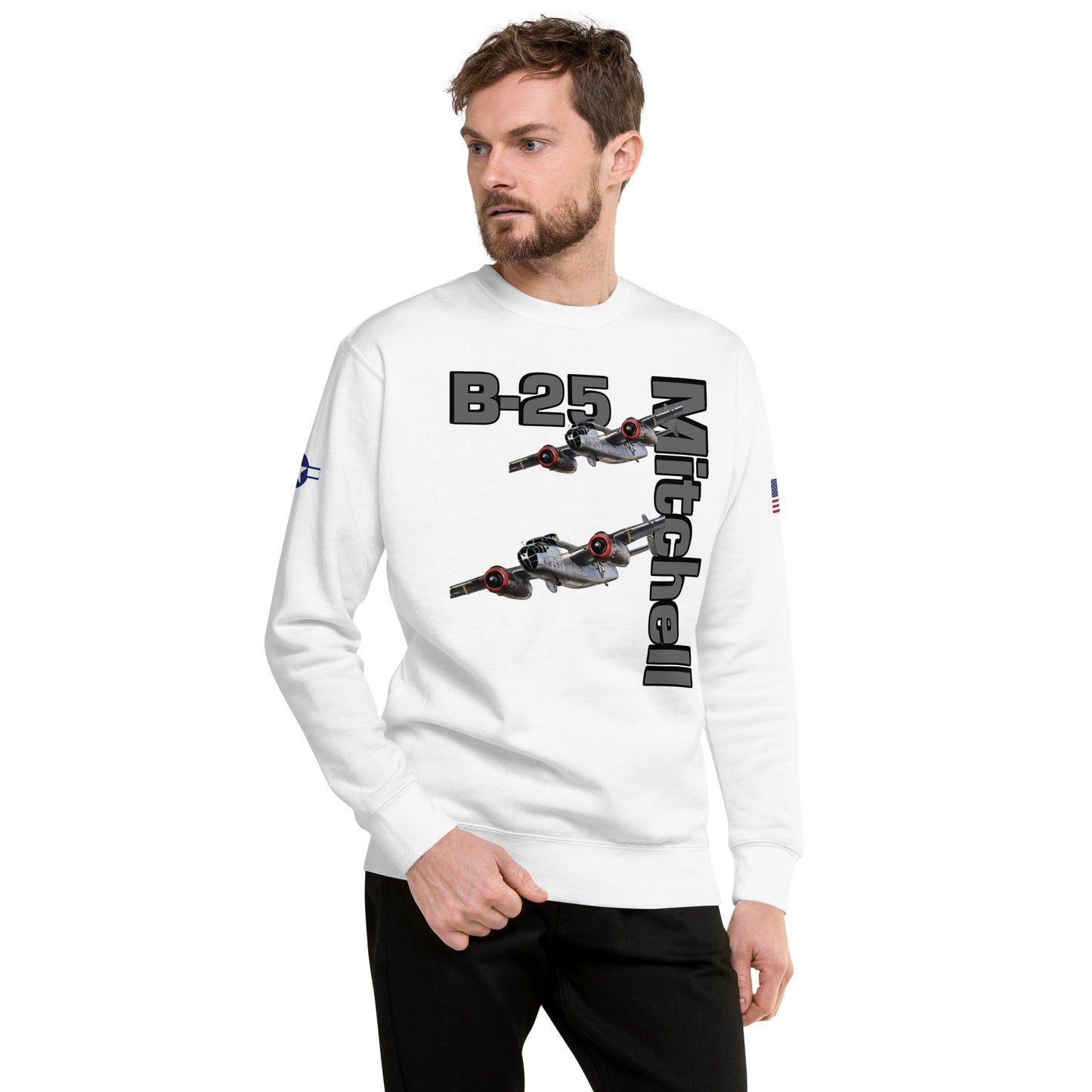 WWII Mitchell Patriot Unisex Premium Sweatshirt