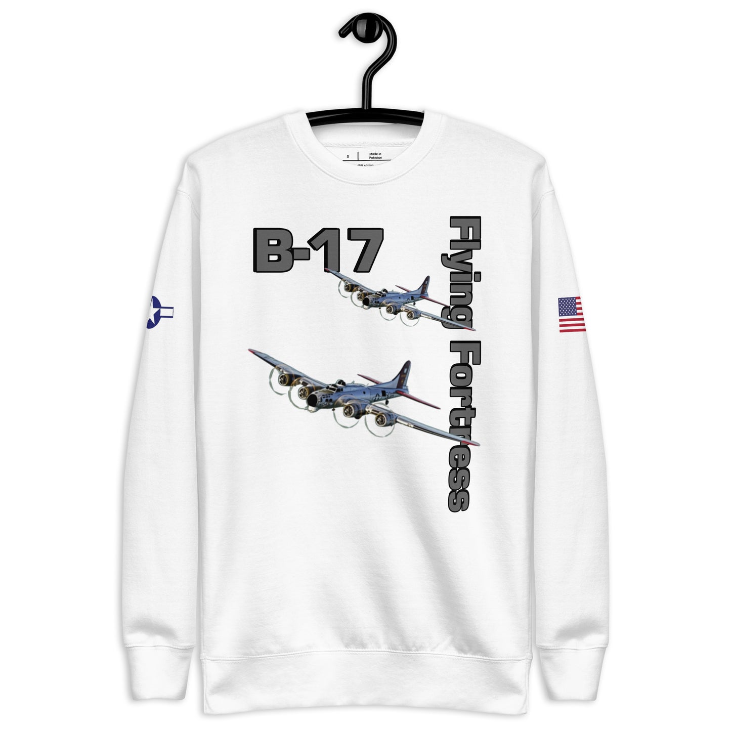 WWII Fortress Patriot Unisex Premium Sweatshirt