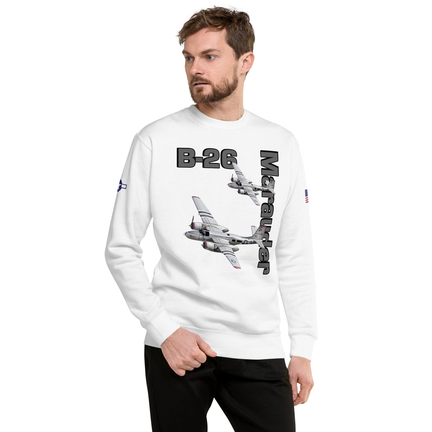 WWII Marauder Patriot Unisex Premium Sweatshirt