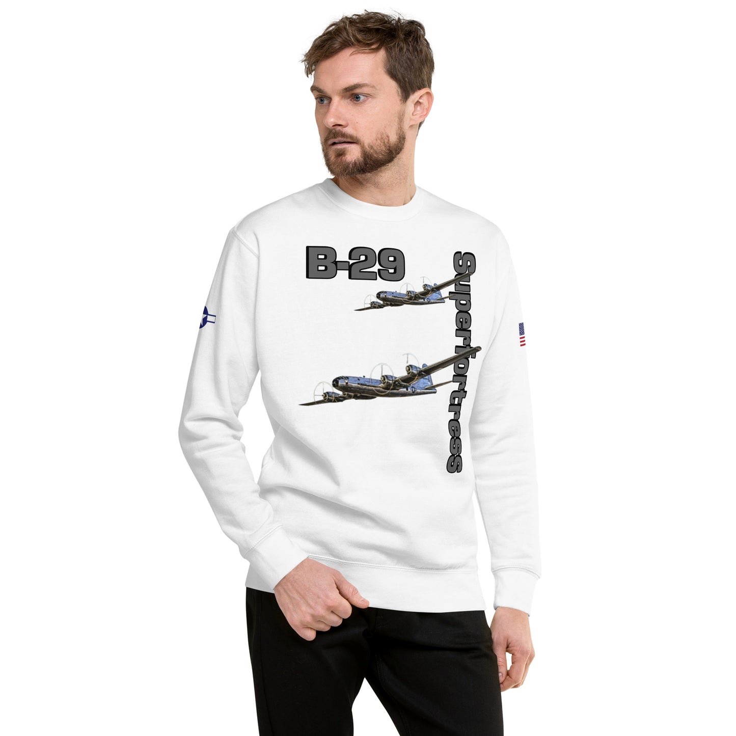 WWII Superfortress Patriot Unisex Premium Sweatshirt